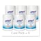 Purell Sanitizing Hand Wipes, 6 x 6 3/4, White, 270/Canister, PK6 9113-06 - alternate 4